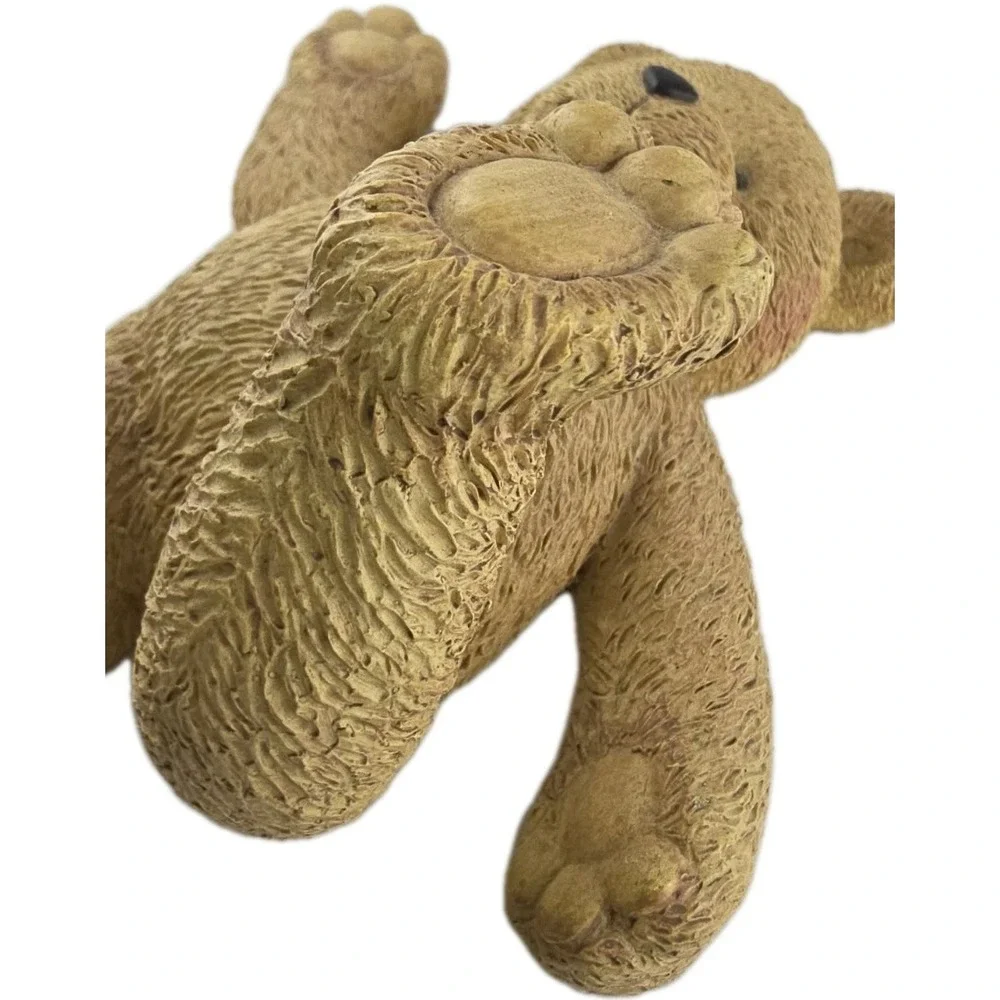 VTG 90s Home Interiors Kids Baby Teddy Brown Bear 7